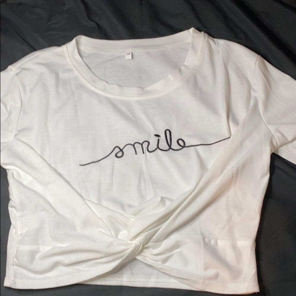 Crop top white